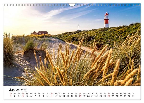 Produktbild: Borkum, bezaubernde Nordseeinsel (Wandkalender 2026 DIN A3 quer), CALVENDO Monatskalender