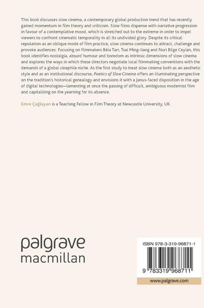 Produktbild: Poetics of Slow Cinema