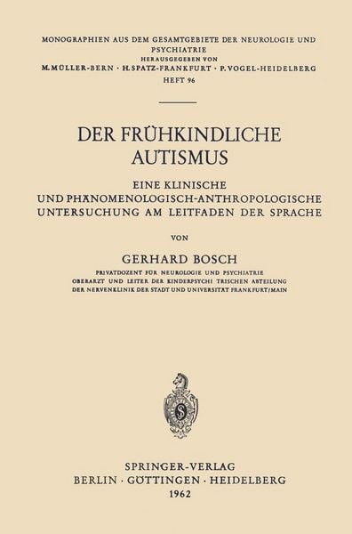 Produktbild: Der Fr&uuml;hkindliche Autismus