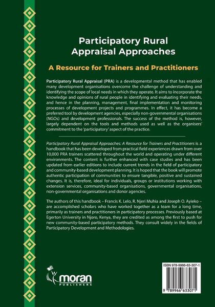 Produktbild: Participatory Rural Appraisal Approaches