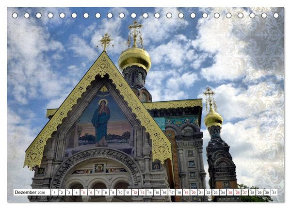 Produktbild: Magisches Darmstadt (Tischkalender 2026 DIN A5 quer), CALVENDO Monatskalender