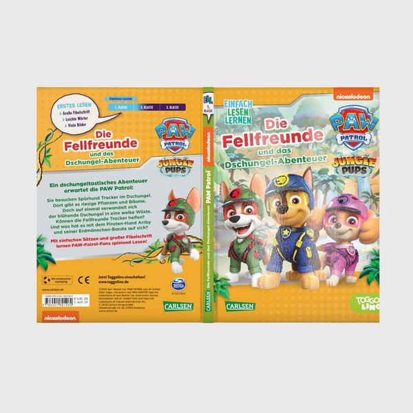 Produktbild: PAW Patrol Erstlesebuch: Die Fellfreunde und das Dschungel-Abenteuer