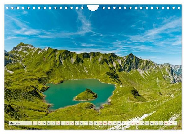 Produktbild: Allg&auml;uer Alpen 2027 (Wandkalender 2027 DIN A4 quer), CALVENDO Monatskalender