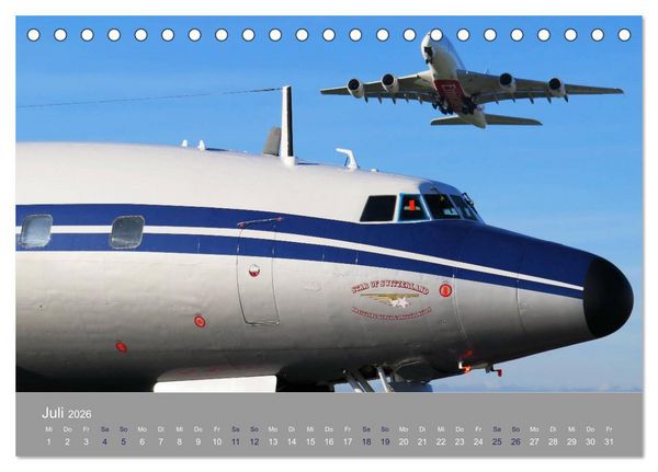 Produktbild: Lockheed Super Constellation - Legende der L&uuml;fte (Tischkalender 2026 DIN A5 quer), CALVENDO Monatskalender