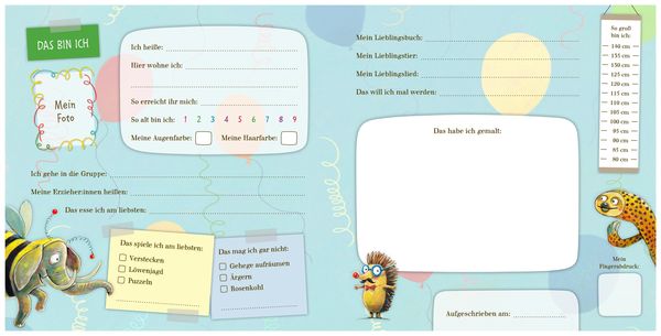 Produktbild: Mein gro&szlig;es Zoo Kindergarten-Freundebuch