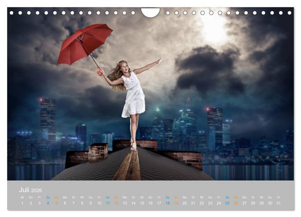 Produktbild: Fantastisch und surreal - Landschaften (Wandkalender 2026 DIN A4 quer), CALVENDO Monatskalender