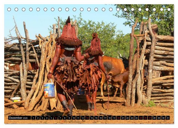 Produktbild: Faszination Afrika Himba (Tischkalender 2026 DIN A5 quer), CALVENDO Monatskalender