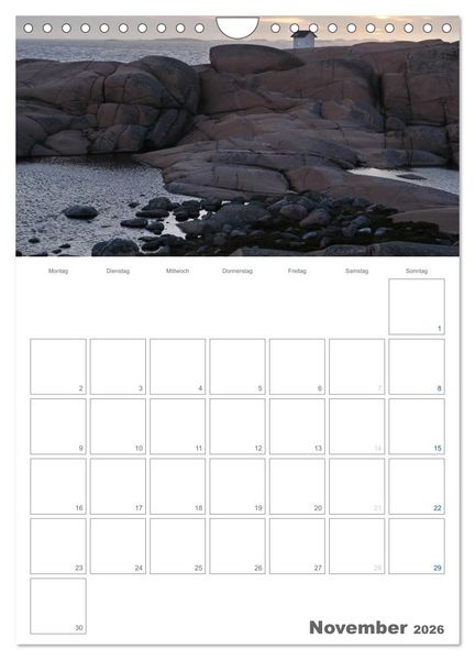 Produktbild: Typisch Schwedisch Bohusl&auml;n (Wandkalender 2026 DIN A4 hoch), CALVENDO Monatskalender