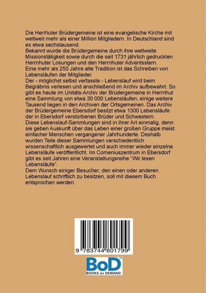 Produktbild: Ebersdorfer Lebensl&auml;ufe