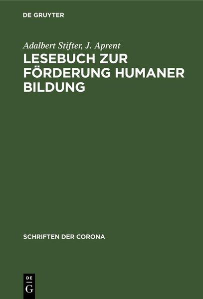 Produktbild: Lesebuch zur F&ouml;rderung Humaner Bildung