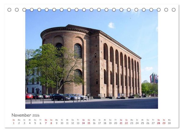 Produktbild: Unvergessliches Trier (Tischkalender 2026 DIN A5 quer), CALVENDO Monatskalender