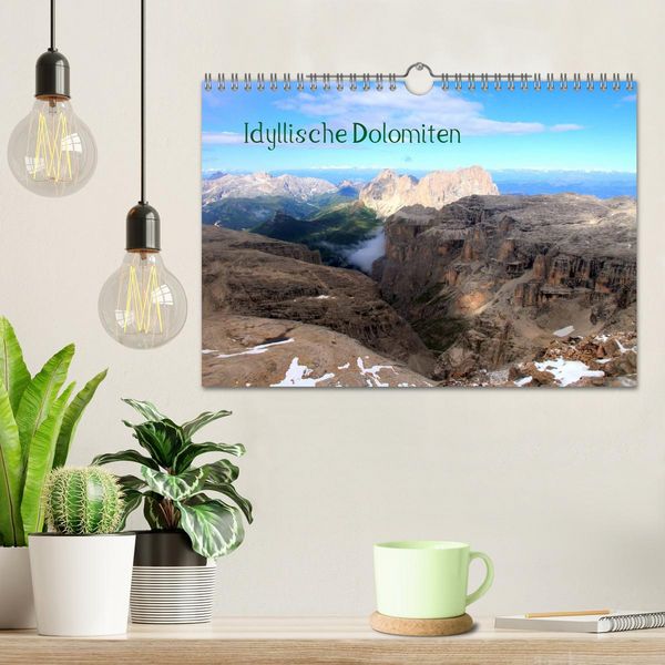 Produktbild: Idyllische Dolomiten (Wandkalender 2026 DIN A4 quer), CALVENDO Monatskalender