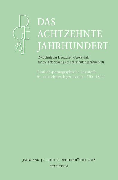 Produktbild: Das achtzehnte Jahrhundert 42/2