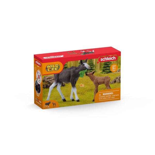 Produktbild: schleich&reg; WILD LIFE 42629 Elchkuh mit Kalb