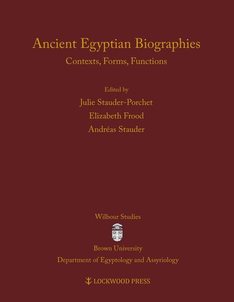 Produktbild: Ancient Egyptian Biographies