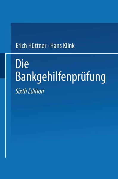 Die Bankgehilfenprüfung