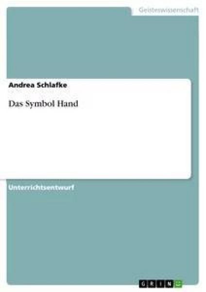 Produktbild: Das Symbol Hand