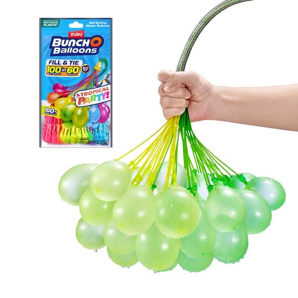 Produktbild: Zuru - Bunch O Balloons - 100+ Wasserballons Tropical Party - Wasserbomben