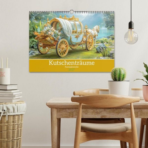Produktbild: Kutschentr&auml;ume - Fantasiewerke (Wandkalender 2027 DIN A3 quer), CALVENDO Monatskalender