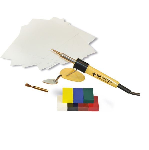 Produktbild: PEBARO 0279 - Encaustic Bastelset, Kreativ Set inkl. Wachsfarben und Malkarten