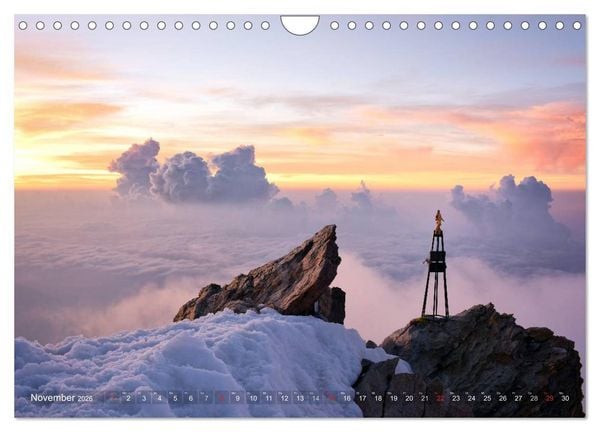 Produktbild: Monte Rosa (Wandkalender 2026 DIN A4 quer), CALVENDO Monatskalender
