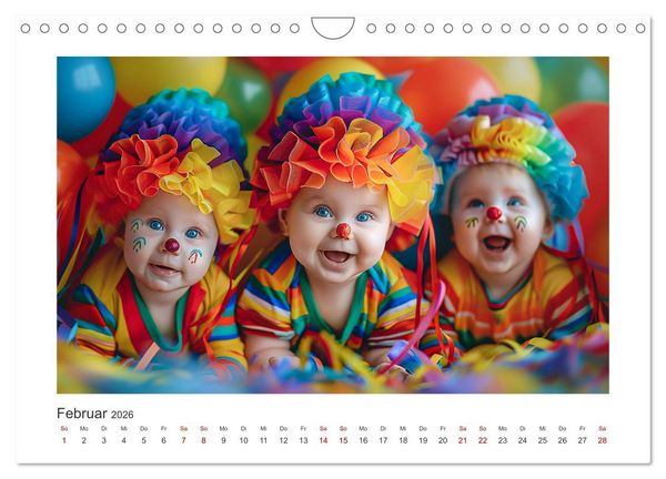 Produktbild: Unsere s&uuml;&szlig;en Knirpse (Wandkalender 2026 DIN A4 quer), CALVENDO Monatskalender