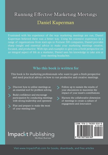 Produktbild: Running Effective Marketing Meetings