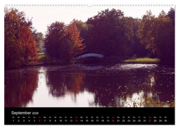 Produktbild: Sch&ouml;ne Heimat W&ouml;rlitzer Park (Wandkalender 2026 DIN A2 quer), CALVENDO Monatskalender