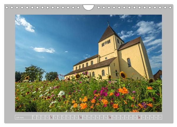 Produktbild: Insel Reichenau - Gr&ouml;&szlig;te Insel im Bodensee (Wandkalender 2026 DIN A4 quer), CALVENDO Monatskalender