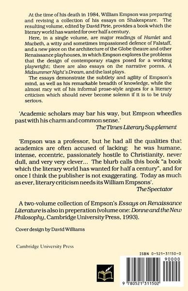 Produktbild: Essays on Shakespeare