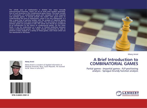 Produktbild: A Brief Introduction to COMBINATORIAL GAMES