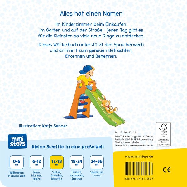 Produktbild: Ministeps: Mein erstes W&ouml;rterbuch 12+m (X)