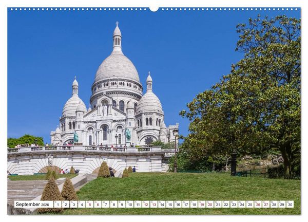 Produktbild: PARIS Franz&ouml;sisches Flair und Historie (Wandkalender 2026 DIN A2 quer), CALVENDO Monatskalender