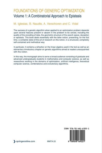 Produktbild: Foundations of Generic Optimization