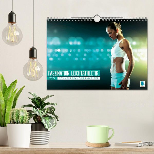 Produktbild: Faszination Leichtathletik: Schneller, h&ouml;her, weiter (Wandkalender 2027 DIN A4 quer), CALVENDO Monatskalender