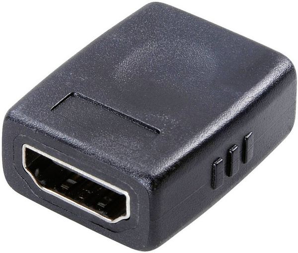 Produktbild: SpeaKa Professional SP-7870360 HDMI Adapter [1x HDMI-Buchse - 1x HDMI-Buchse] Schwarz