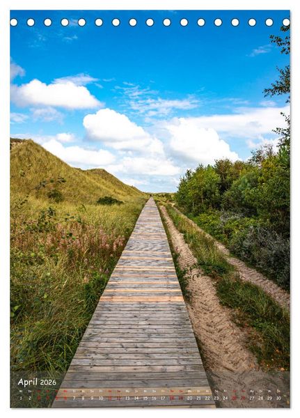 Produktbild: Nordfriesland, Zwischen St. Peter Ording und Sylt (Tischkalender 2026 DIN A5 hoch), CALVENDO Monatskalender