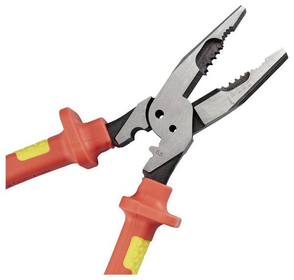Produktbild: TOOLCRAFT TO-10187133 VDE Elektro-Installationszange 1.5 bis 5.26mm&sup2;