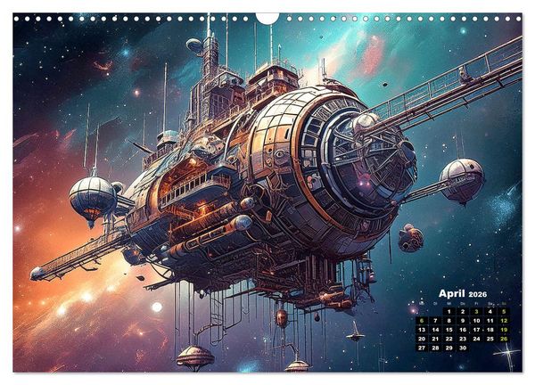 Produktbild: Lost Places im Orbit (Wandkalender 2026 DIN A3 quer), CALVENDO Monatskalender