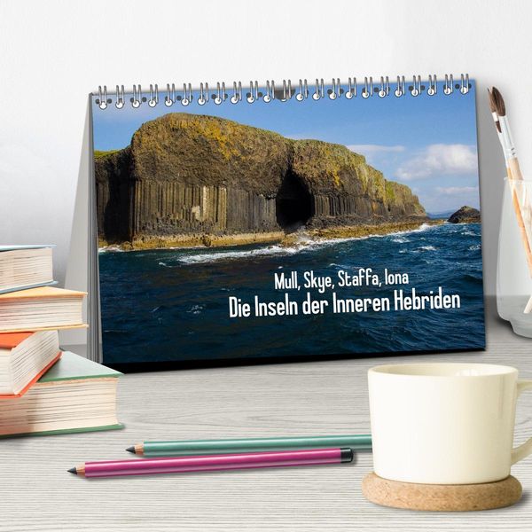 Produktbild: Mull, Skye, Staffa, Iona. Die Inseln der Inneren Hebriden (Tischkalender 2026 DIN A5 quer), CALVENDO Monatskalender