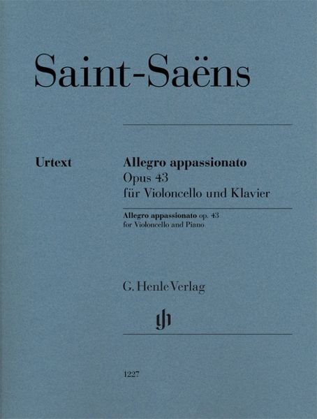 Camille Saint-Saëns - Allegro appassionato op. 43 für Violoncello und Klavier