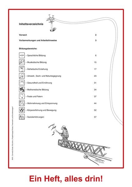Produktbild: Kita aktiv Projektmappe Polizei, Feuerwehr und Krankenwagen
