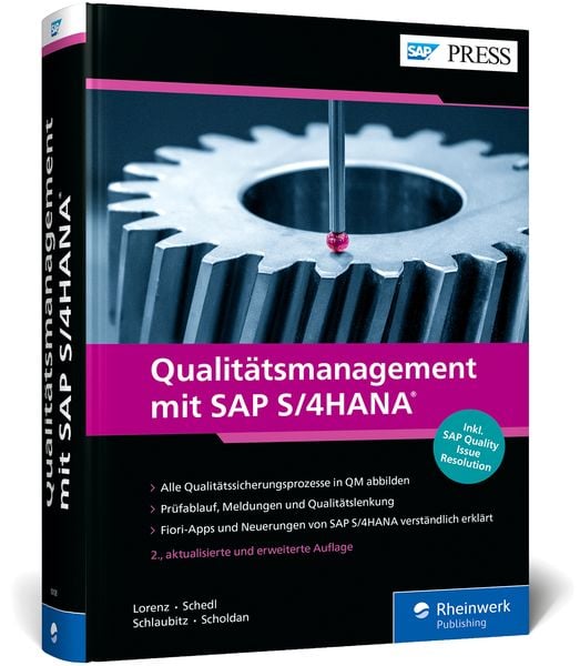 Produktbild: Qualit&auml;tsmanagement mit SAP S/4HANA