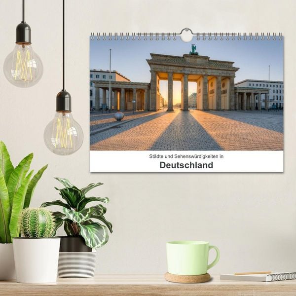 Produktbild: St&auml;dte und Sehensw&uuml;rdigkeiten in Deutschland (Wandkalender 2026 DIN A4 quer), CALVENDO Monatskalender