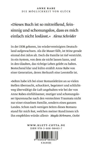 Produktbild: Die M&ouml;glichkeit von Gl&uuml;ck
