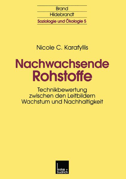 Produktbild: Nachwachsende Rohstoffe