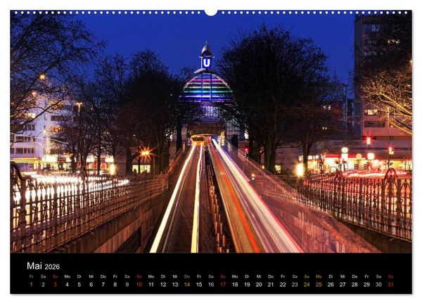 Produktbild: Berlin dynmaic (hochwertiger Premium Wandkalender 2026 DIN A2 quer), Kunstdruck in Hochglanz