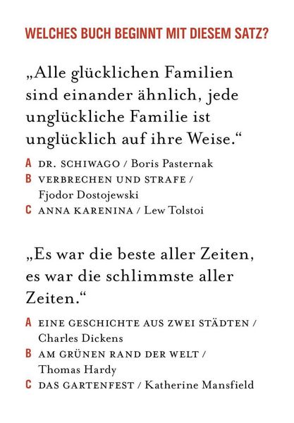 Produktbild: eat.READ.sleep - DAS B&uuml;cher-Quiz