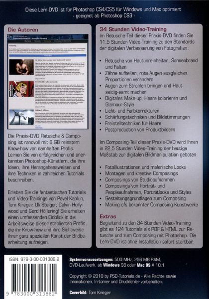 Produktbild: Photoshop-Workshop-DVD: Composing&Retusche (PC+MAC)