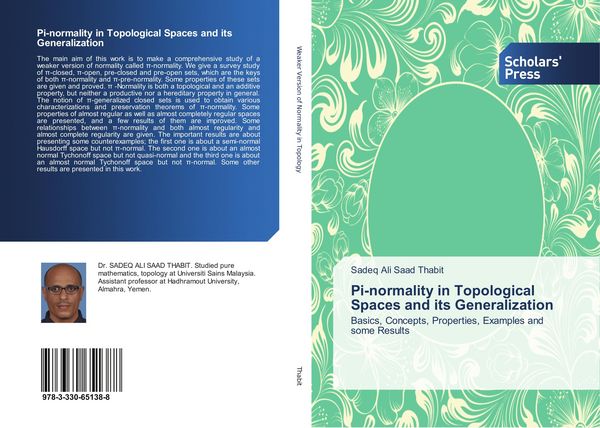 Produktbild: Pi-normality in Topological Spaces and its Generalization